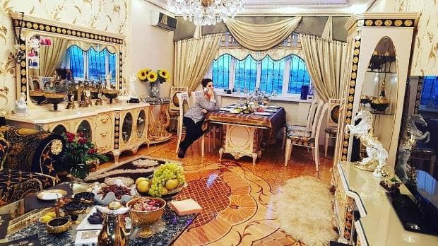 Azərbaycanlı müğənnilərin saray kimi evi - FOTOLAR