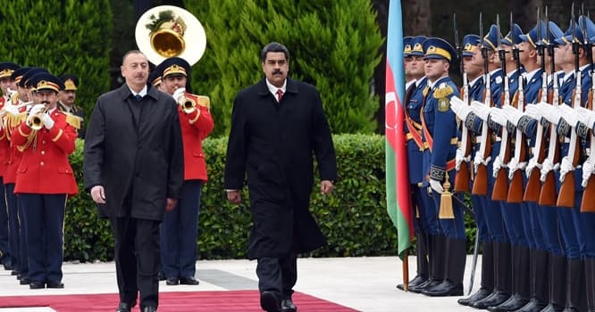 İlham Əliyevlə Nikolas Maduro bəyanatlarla çıxış edib