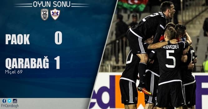 "Qarabağ" ilk "100-lük"də