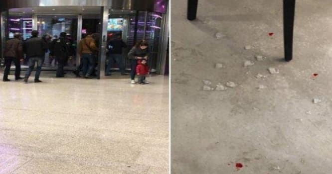 Bakının məşhur ticarət mərkəzinin qapısı qadına xəsarət yetirdi
