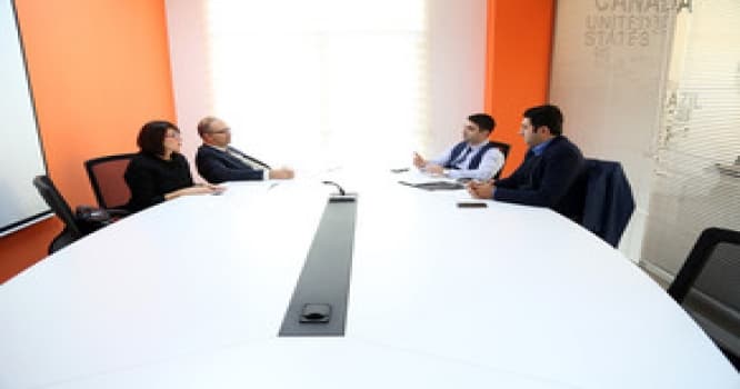 Yunanıstan səfirliyinin nümayəndəsi BBF-də olub - FOTOLAR