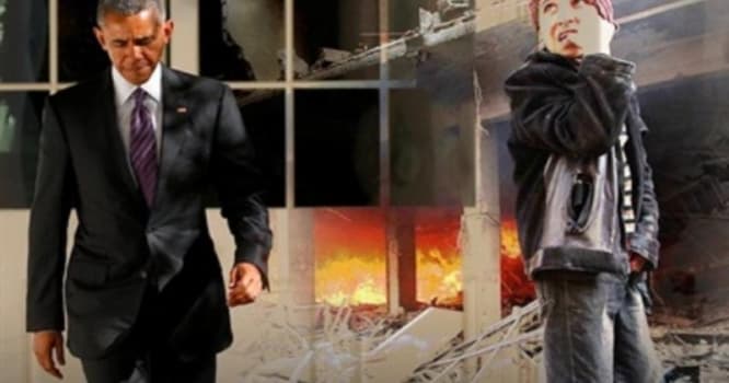 Obamanın səfəri ölkəni qarışdırdı, ABŞ bayrağı yandırıldı – VİDEO