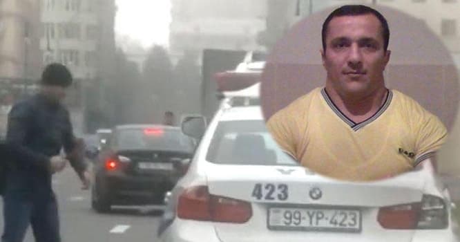 Bakıda polis maşınının çəkiclə əzən şəxsdən XƏBƏR VAR