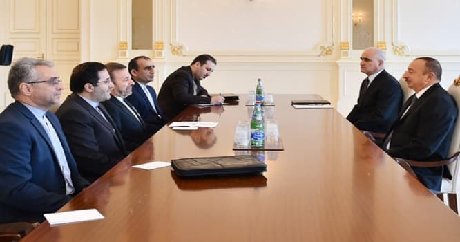 İlham Əliyev iranlı naziri qəbul edib