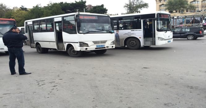 Polis ərazidən uzaqlaşan kimi dayanacaqlarda nə baş verir?