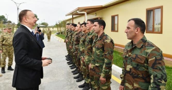 Azərbaycanda yeni hərbi hissə istifadəyə verildi