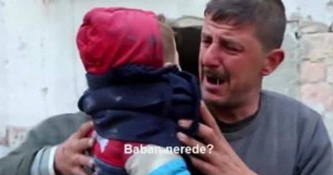 “Atan cənnətə getdi” - Hələbdən DƏHŞƏTLİ VİDEO