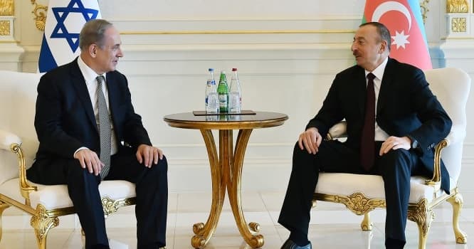 İlham Əliyev Netanyahu ilə görüşdü - Prezident və baş nazir bəyanatla çıxış etdi