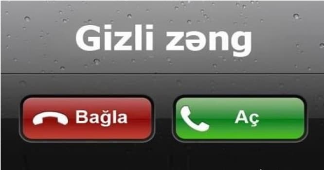 Gizli zəngi müəyyən etməyin asan yolu