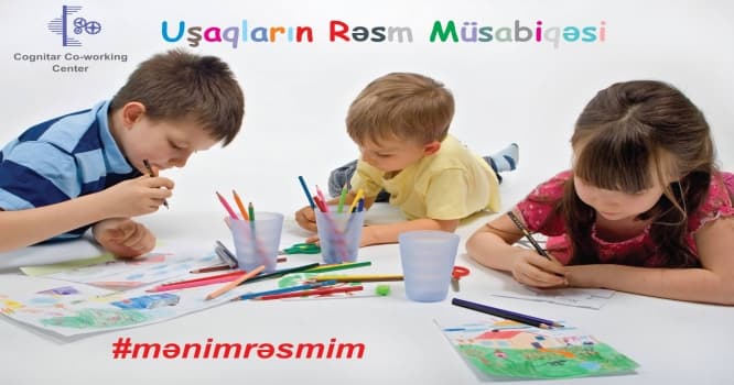 13 yaşa qədər uşaqlar arasında rəsm müsabiqəsi elan edildi - Hədiyyələr var