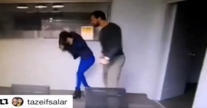 Evlilik verilişində məşhurlaşan azərbaycanlı qızın döyülmə anı - ŞOK VİDEO