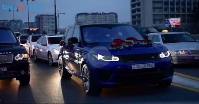 Bakıda bahalı maşınların toy korteji - VİDEO
