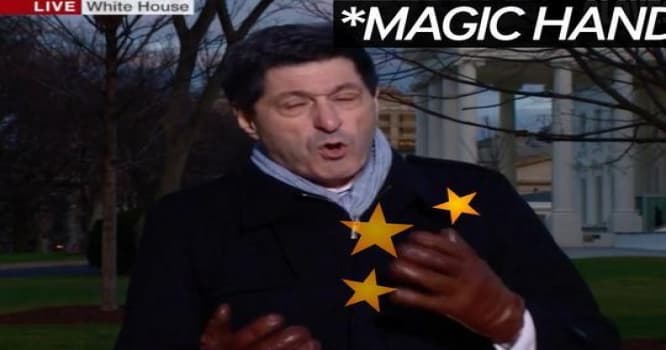 Canlı bağlantıda "müəmmalı" hadisə - VİDEO