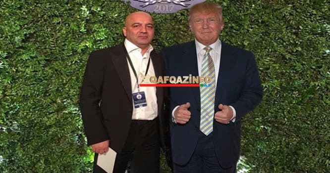Azərbaycanlı milyonçu Trampla görüşdü - FOTOLAR