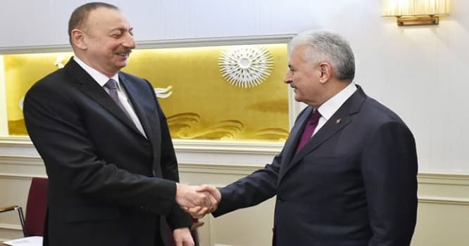 İlham Əliyev Binəli Yıldırımla görüşdü - FOTO