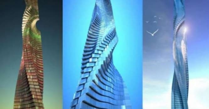 Dünyanın ilk “4D göydələni”: 30 milyon dollara fırlanan mənzillər - VİDEO