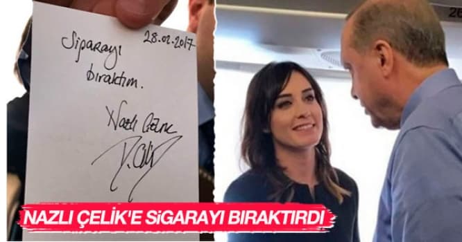 Ərdoğan tanınmış jurnalistə siqareti qadağan etdi - FOTO