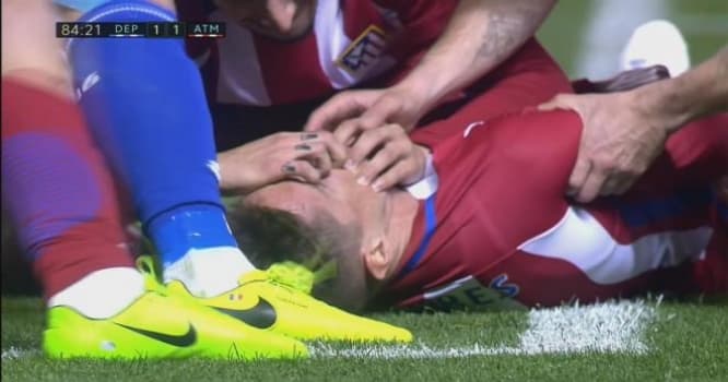 "Atletiko"nun ulduzu ölümdən döndü - VİDEO