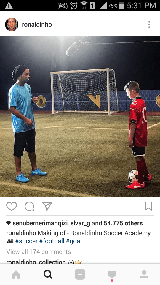 Ronaldinyodan "Qəbələ" paylaşımı - FOTO