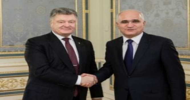 Şahin Mustafayev Ukrayna prezidenti ilə danışıqlarda