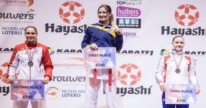 Karateçimiz 3 dünya çempionunu məğlub edib qızıl qazandı