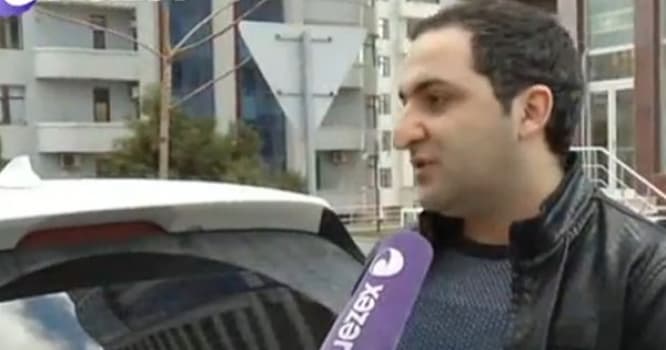 Evakuator Bakıda avtomobilə külli miqdarda ziyan vurdu - VİDEO