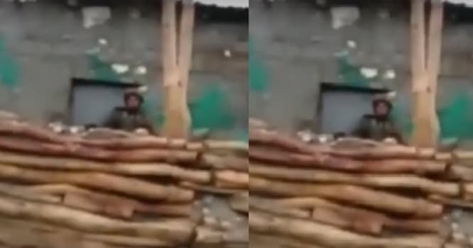 Əsgərlərimiz erməni postlarına girdi: düşmən belə qaçdı... - VİDEO