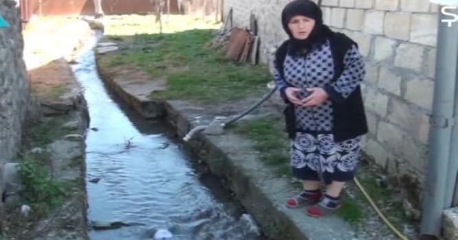 Balakənlilər təhlükə qarşısında: “Bu suyu mal da içmir” – VİDEO