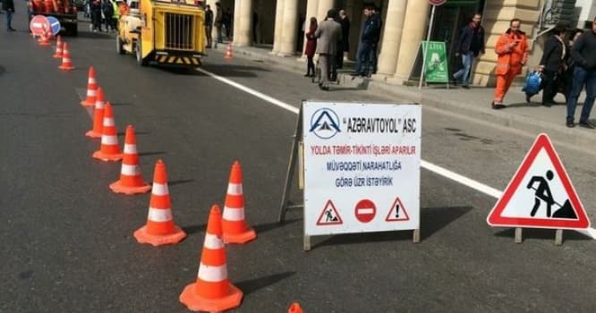 Bu gecə daha 3 yolda hərəkət məhdudlaşdırılacaq