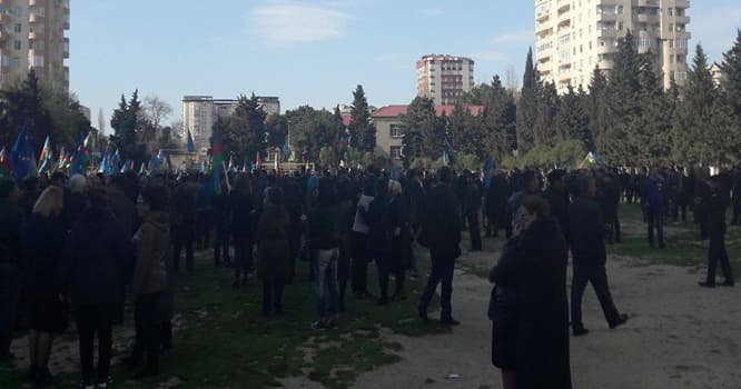 Milli Şura Bakıda mitinq keçirdi