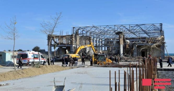 İstirahət mərkəzində yaralanan fəhlələrin son durumu