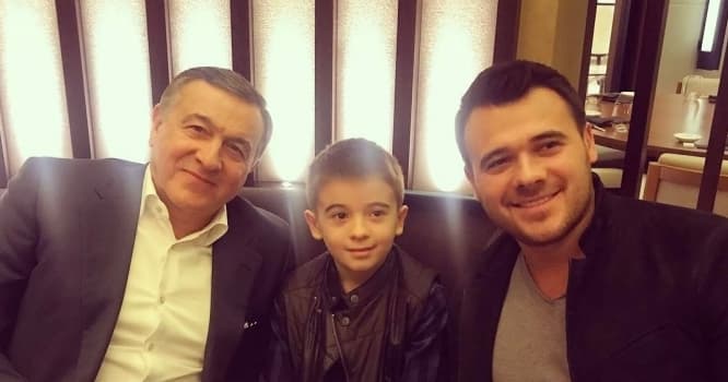 Milyarder Araz Ağalarov oğlu və nəvəsi ilə - FOTOLAR