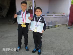 10 yaşlı azərbaycanlı erməni idmançını məğlub etdi - FOTO