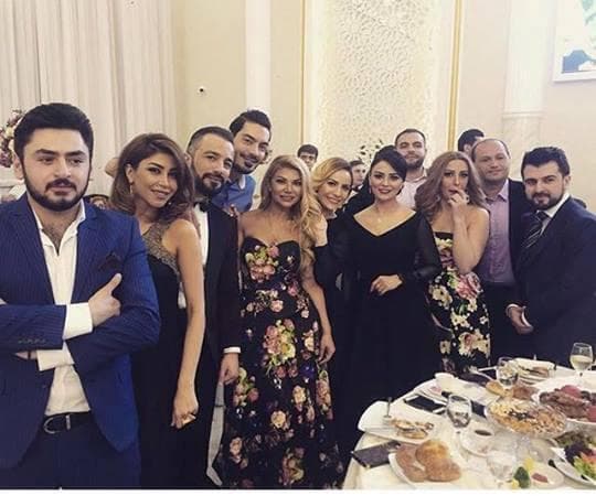 Məşhurlar azərbaycanlı aparıcının bacısının toyunda - FOTO/VİDEO