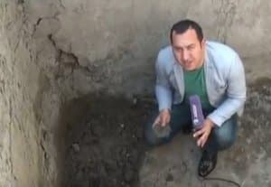 Ağsu sakininin həyətindən neft çıxdı