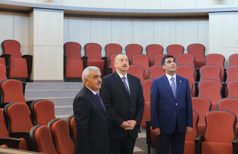 Prezident Bakı Ali Neft Məktəbinin kampusunun açılışında - FOTOLAR