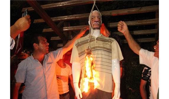 "Fətullah Gülən" edam edildi (FOTOLAR)