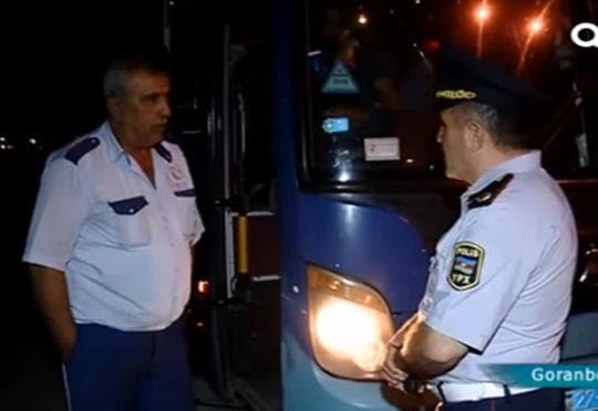 Goranboyda keçirilən reyddə təhlükəli anlar (VİDEO)