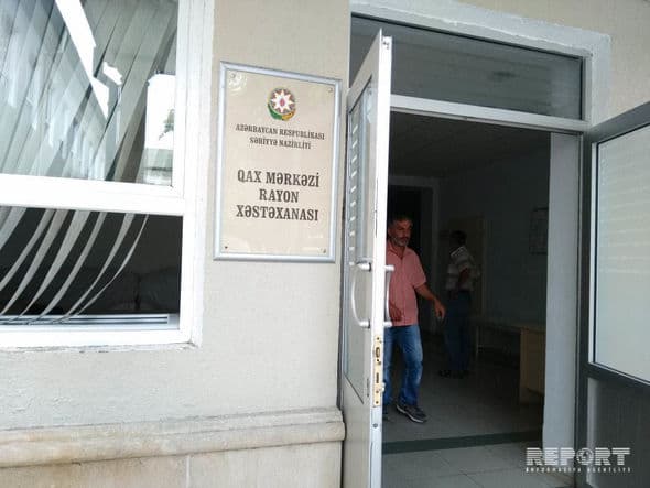 Azərbaycanda mərkəzi xəstəxana yandı (FOTOLAR)