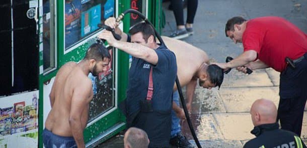 Londonun mərkəzində kimyəvi hücum