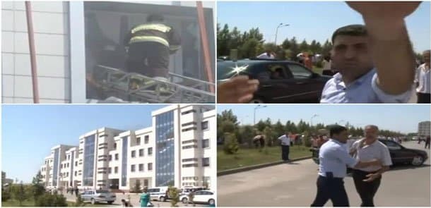 ARB TV-nin çəkiliş qrupuna hücum etdilər (VİDEO)