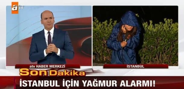 Müxbir canlı yayımda çətin anlar yaşadı (VİDEO)