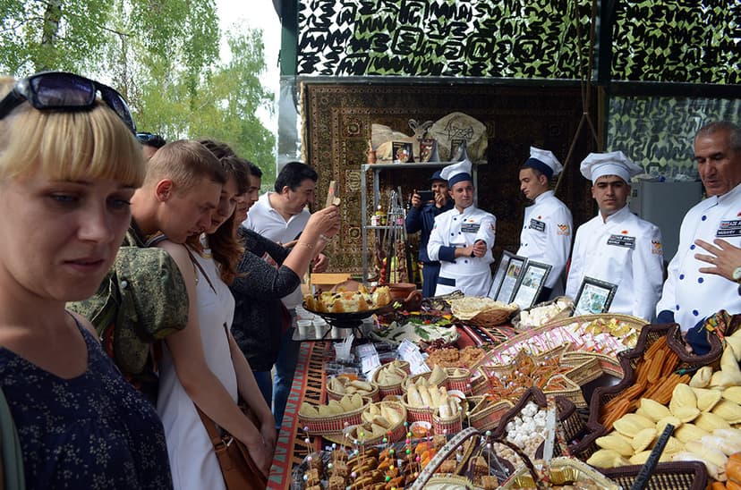 Azərbaycan hərbçiləri "Səhra mətbəxi" müsabiqəsində iştirak edir (FOTO)