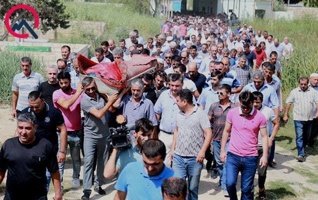 Bayram Kürdəxanılı son mənzilinə belə yola salındı… (VİDEO)