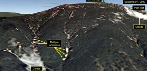 Şimali Koreyanın nüvə sınağı torpaq sürüşməsinə səbəb oldu