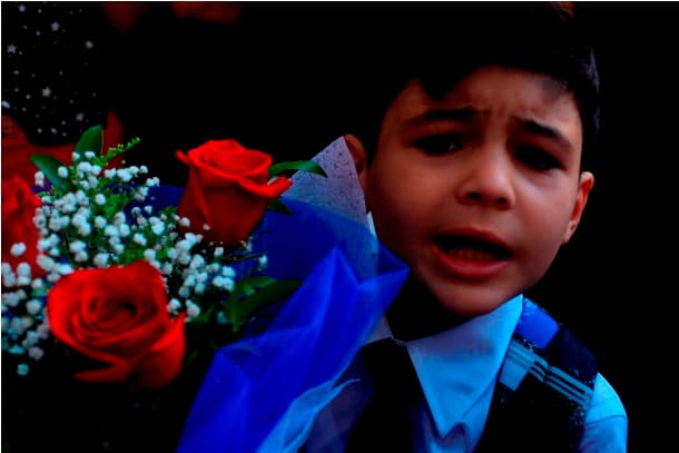 Dərsə gedən bir uşaq... (FOTOLAR)