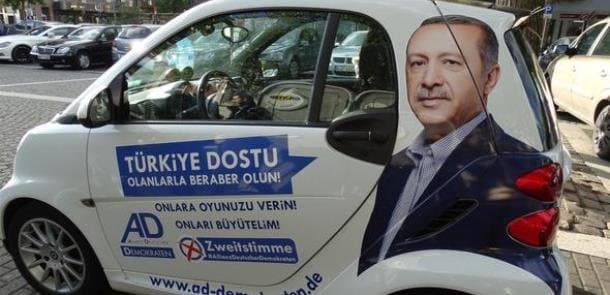 Almaniyada parlament seçkilərində Ərdoğan təbliğatı