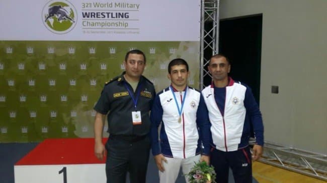 Hərbçi güləşçimiz dünya çempionu oldu