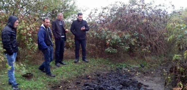 Qubanın Talabı kəndində neft çıxıb (FOTOLAR)