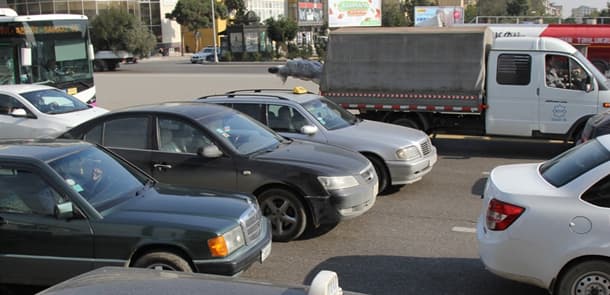 "Şamaxinka"nın tıxac problemi həll olunur? (FOTOLAR)